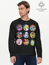 Мужской лонгслив базовый / Undertale (P007_P004ooo1807689, P004ooo1807689)