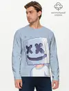Мужской лонгслив базовый / Marshmello Pixel (P007_P004ooo1807961, P004ooo1807961)
