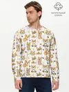 Мужской лонгслив базовый / Вельш корги пемброк (P007_P004ooo1809695, P004ooo1809695)
