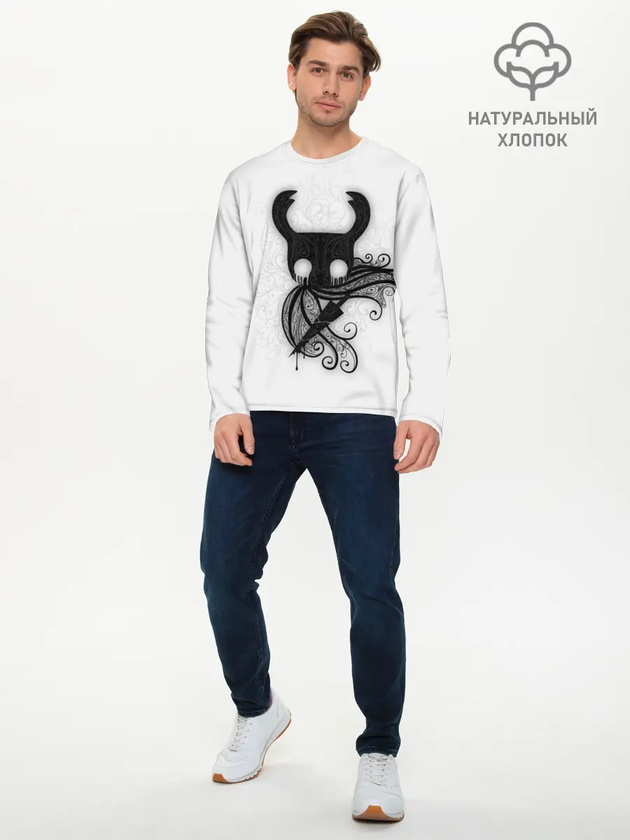 Мужской лонгслив базовый / Hollow Knight (P007_P004ooo1808825, P004ooo1808825)