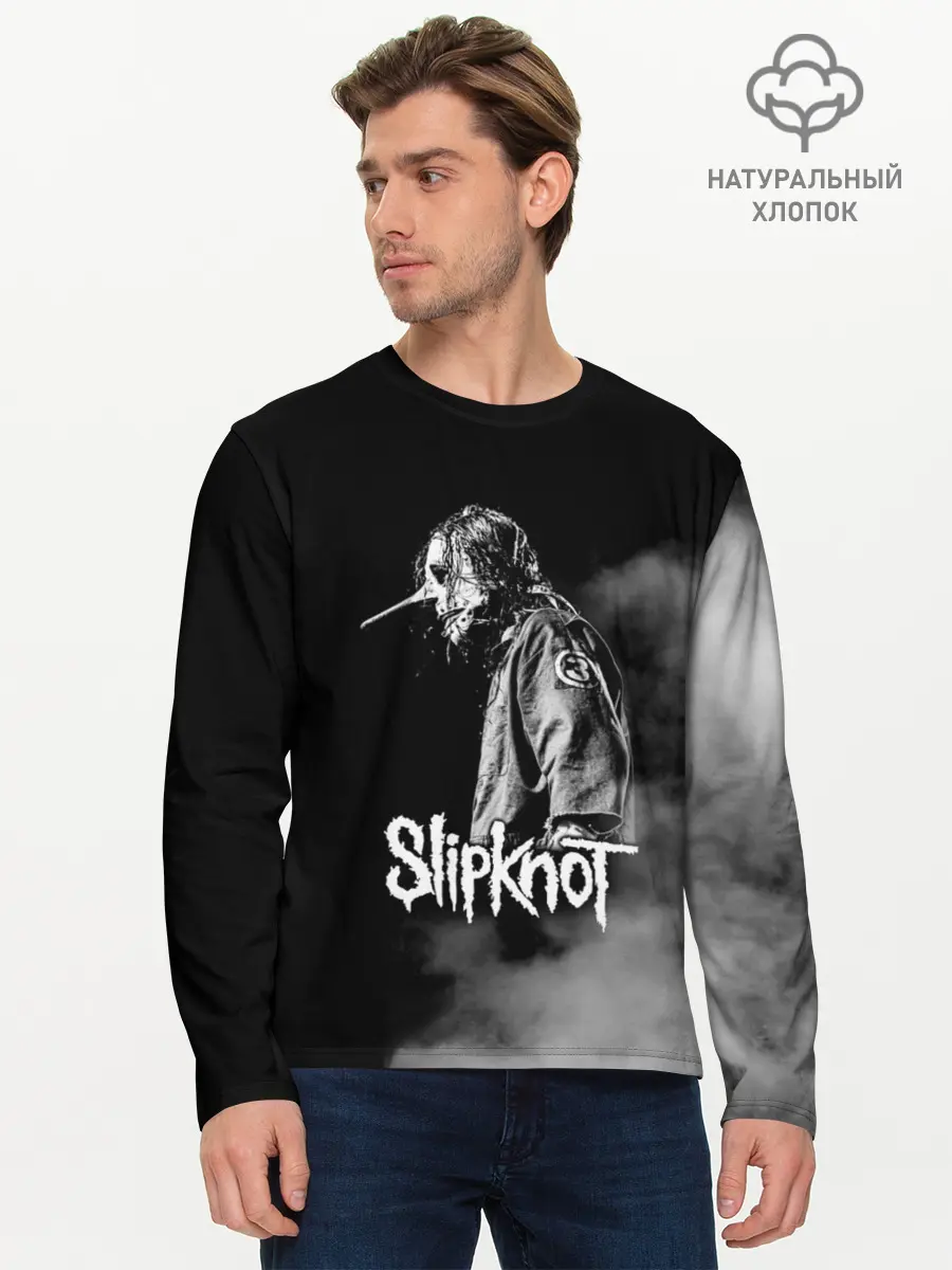 Мужской лонгслив базовый / Slipknot (P007_P004ooo1809241, P004ooo1809241)