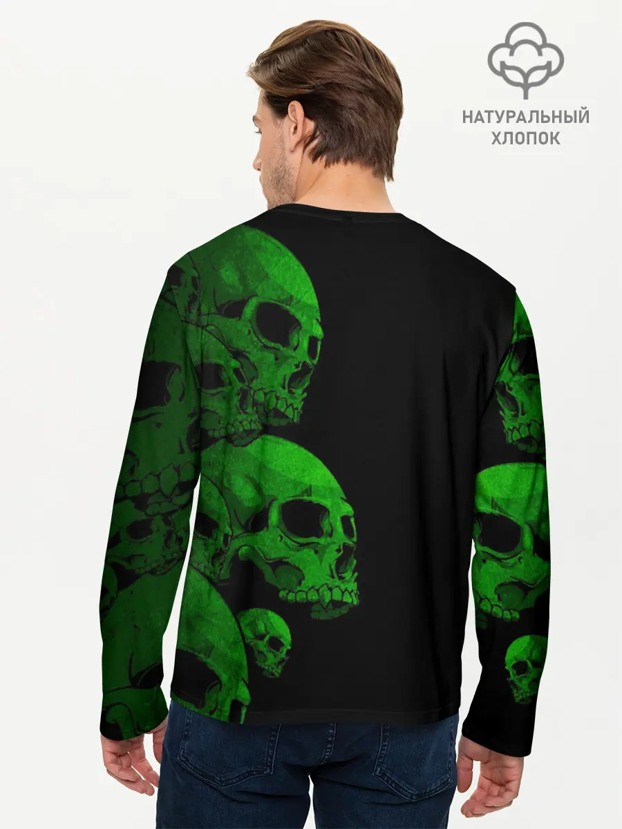 Мужской лонгслив базовый / Slipknot (P007_P004ooo1809923, P004ooo1809923)