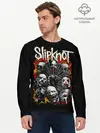 Мужской лонгслив базовый / Slipknot (P007_P004ooo1809949, P004ooo1809949)