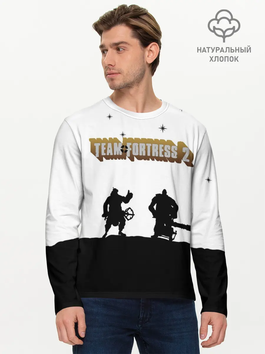 Мужской лонгслив базовый / Team Fortress 2 (P007_P004ooo1812103, P004ooo1812103)