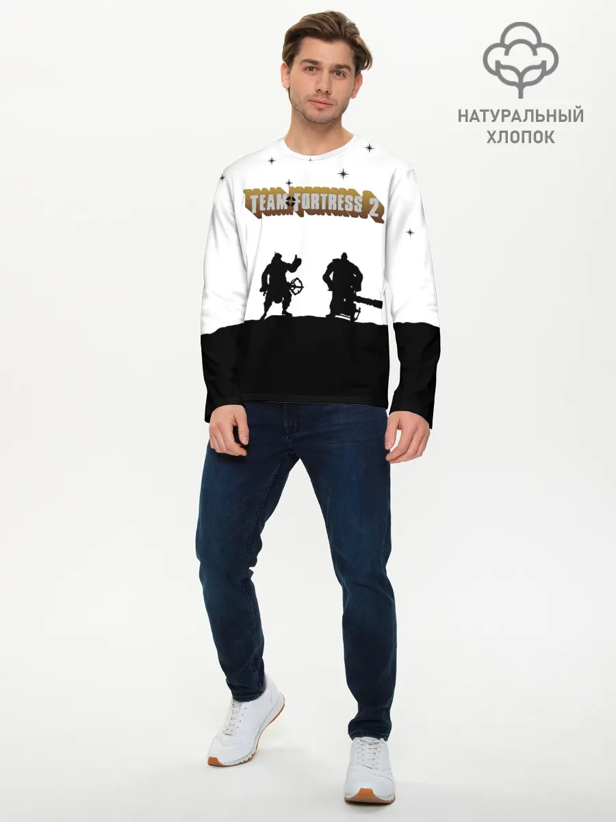Мужской лонгслив базовый / Team Fortress 2 (P007_P004ooo1812103, P004ooo1812103)