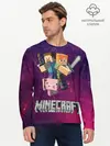 Мужской лонгслив базовый / Minecraft (P007_P004ooo1812143, P004ooo1812143)