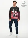 Мужской лонгслив базовый / ДЖИЗУС - Нога в Ногу с Этой... (P007_P004ooo1812537, P004ooo1812537)