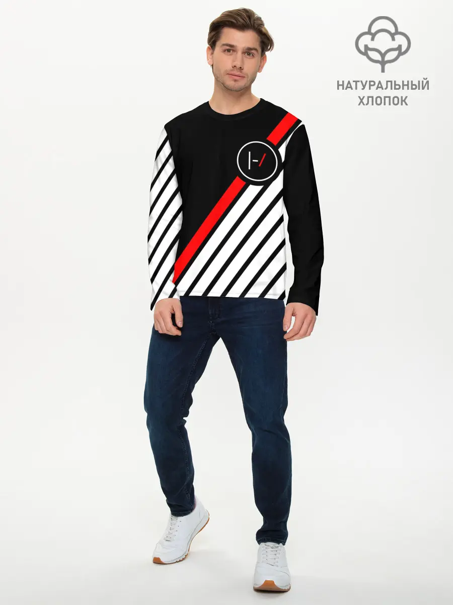 Мужской лонгслив базовый / TWENTY ONE PILOTS (P007_P004ooo1812577, P004ooo1812577)