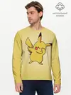 Мужской лонгслив базовый / Pikachu Pika Pika (P007_P004ooo1810637, P004ooo1810637)