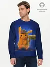 Мужской лонгслив базовый / Pikachu Pika Pika (P007_P004ooo1810649, P004ooo1810649)