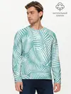 Мужской лонгслив базовый / Листья Пальмы (P007_P004ooo1813661, P004ooo1813661)