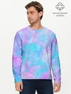 Мужской лонгслив базовый / Мрамор Tie Dye (P007_P004ooo1812835, P004ooo1812835)