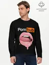 Мужской лонгслив базовый / PORN HUB (P007_P004ooo1813869, P004ooo1813869)