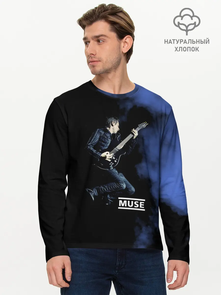 Мужской лонгслив базовый / Muse (P007_P004ooo1813915, P004ooo1813915)