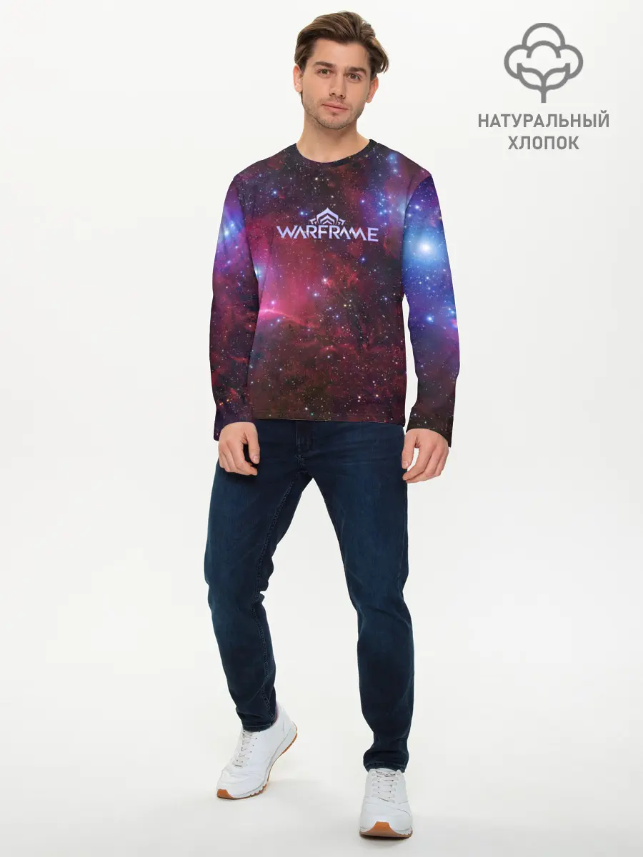 Мужской лонгслив базовый / Warframe Logo (P007_P004ooo1816957, P004ooo1816957)
