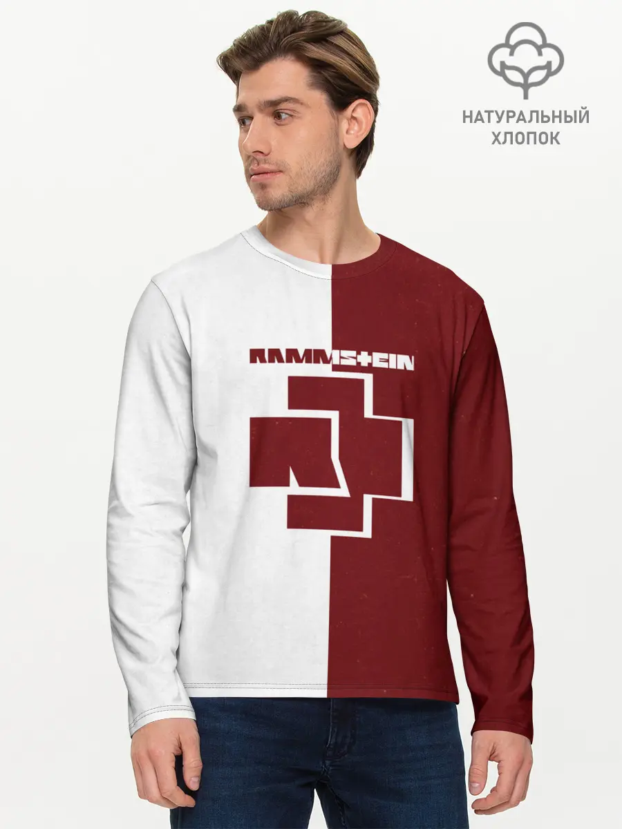 Мужской лонгслив базовый / Rammstein (P007_P004ooo1817633, P004ooo1817633)