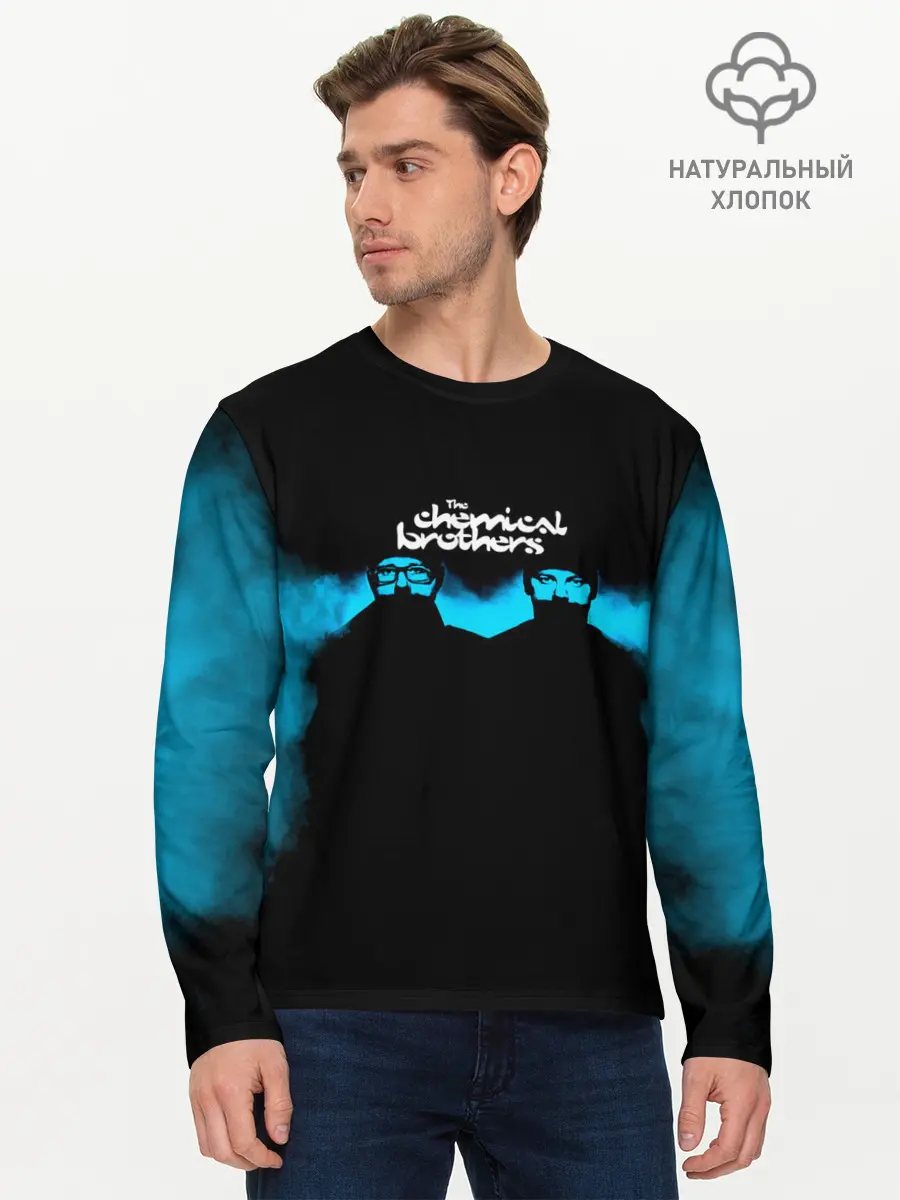 Мужской лонгслив базовый / The Chemical Brothers (P007_P004ooo1815847, P004ooo1815847)