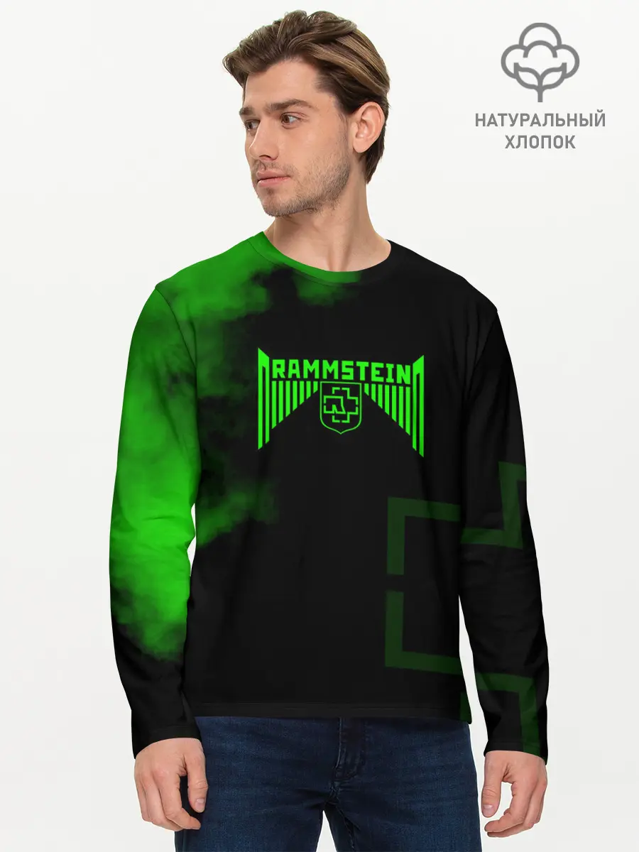 Мужской лонгслив базовый / Rammstein (P007_P004ooo1818631, P004ooo1818631)