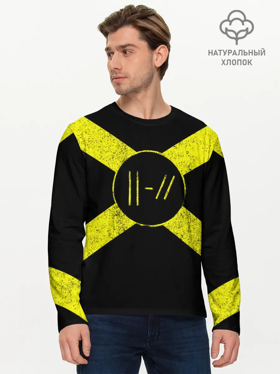 Мужской лонгслив базовый / Twenty One Pilots 14 (P007_P004ooo1817783, P004ooo1817783)