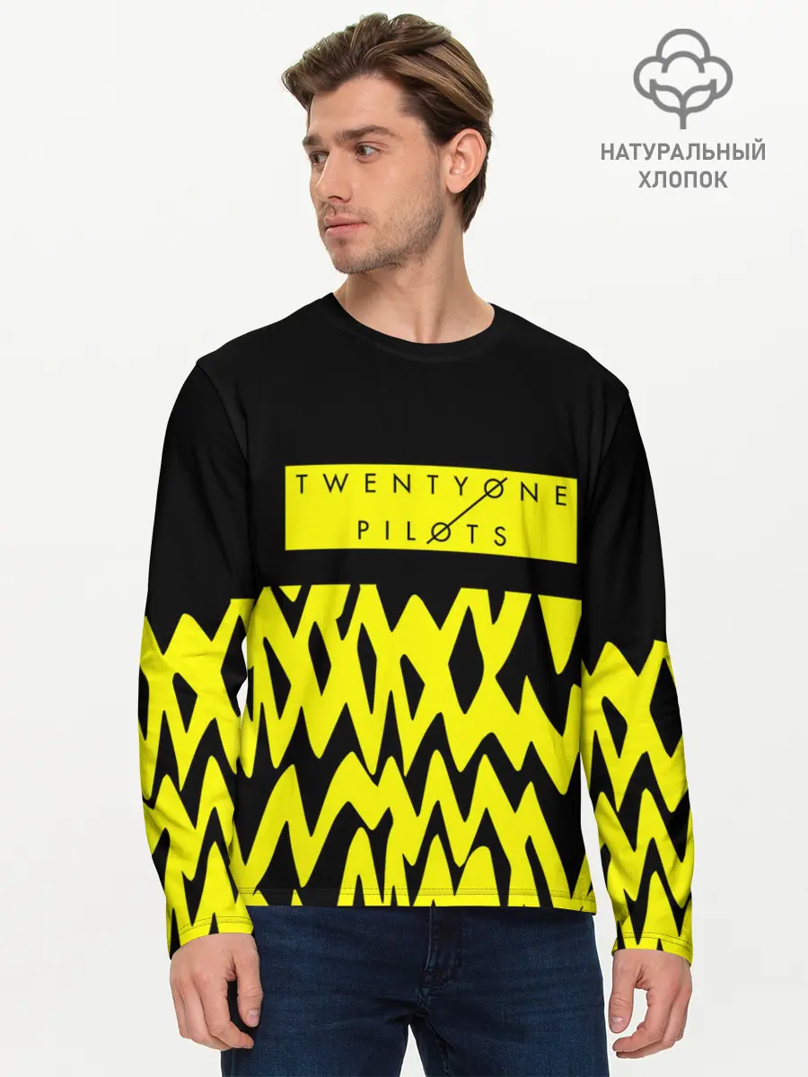 Мужской лонгслив базовый / Twenty One Pilots 12 (P007_P004ooo1817779, P004ooo1817779)
