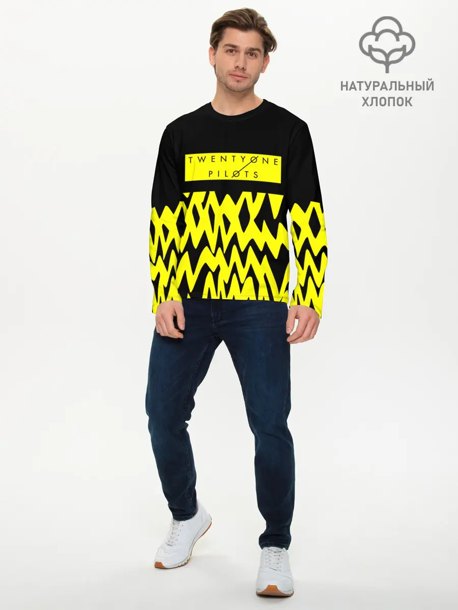 Мужской лонгслив базовый / Twenty One Pilots 12 (P007_P004ooo1817779, P004ooo1817779)