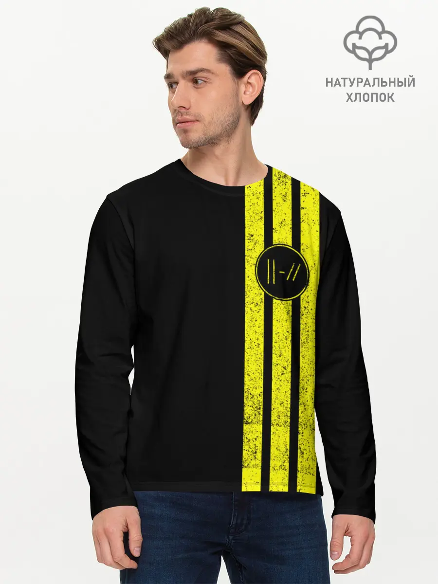 Мужской лонгслив базовый / Twenty One Pilots 18 (P007_P004ooo1817791, P004ooo1817791)