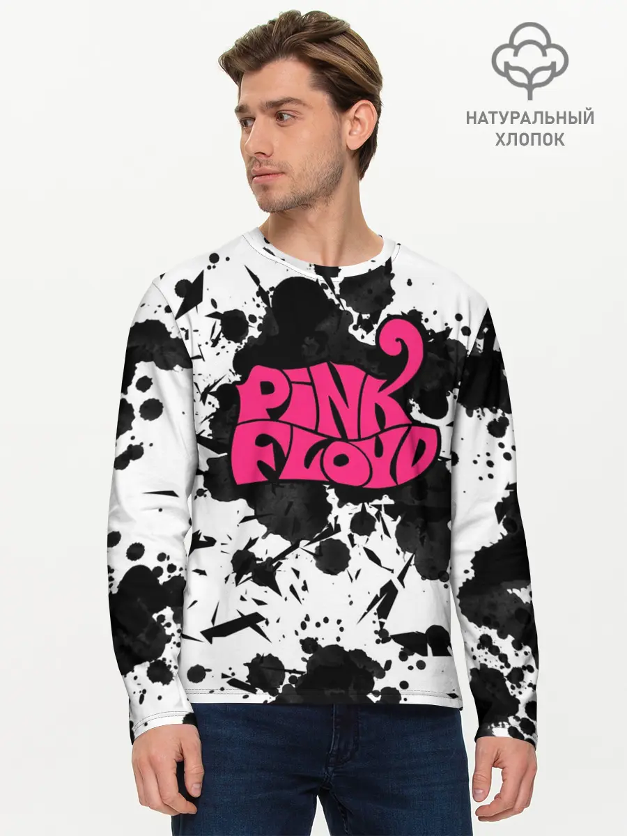 Мужской лонгслив базовый / PINK FLOYD (P007_P004ooo1820987, P004ooo1820987)