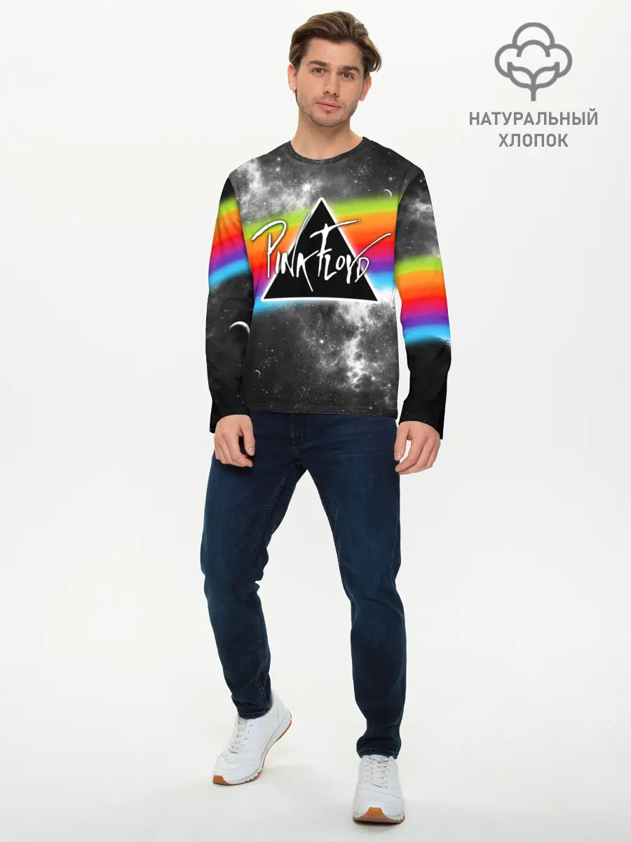 Мужской лонгслив базовый / PINK FLOYD (P007_P004ooo1820991, P004ooo1820991)