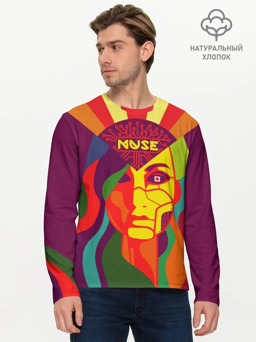 Мужской лонгслив базовый / Muse (P007_P004ooo1821019, P004ooo1821019)