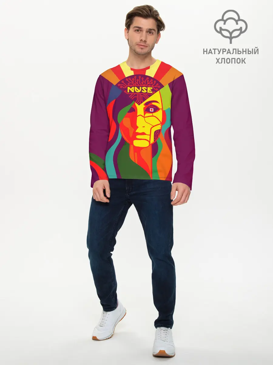 Мужской лонгслив базовый / Muse (P007_P004ooo1821019, P004ooo1821019)
