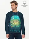 Мужской лонгслив базовый / Totoro (P007_P004ooo1821629, P004ooo1821629)
