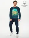 Мужской лонгслив базовый / Totoro (P007_P004ooo1821629, P004ooo1821629)