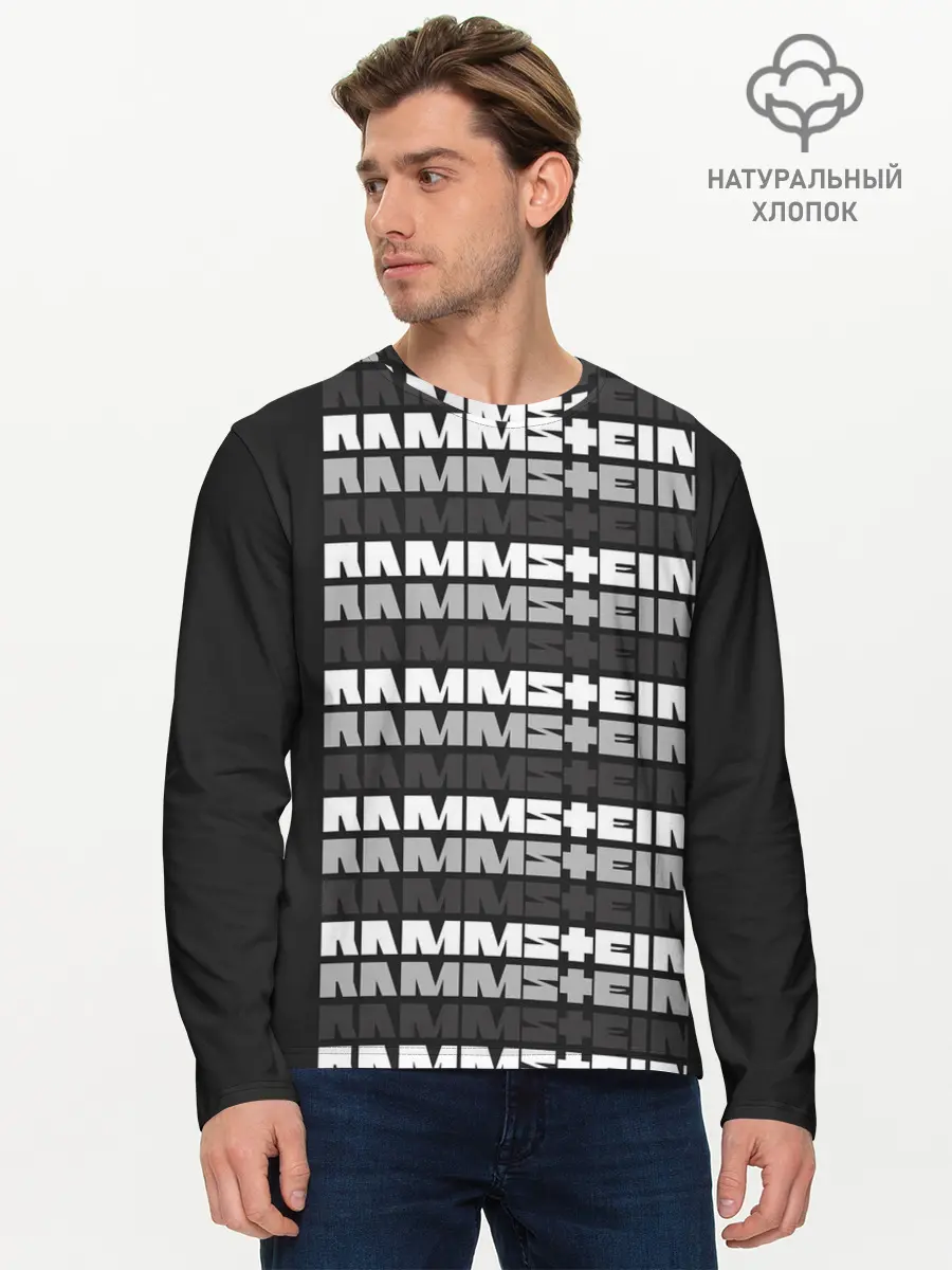 Мужской лонгслив базовый / Rammstein (P007_P004ooo1820225, P004ooo1820225)