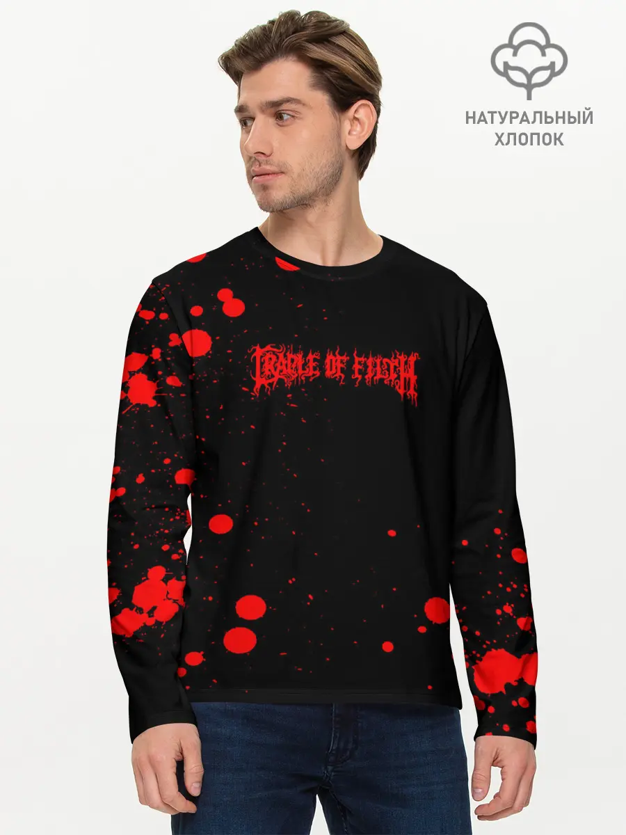 Мужской лонгслив базовый / Cradle of Filth (P007_P004ooo1820247, P004ooo1820247)