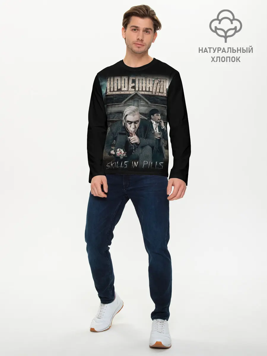 Мужской лонгслив базовый / Rammstein (P007_P004ooo1820521, P004ooo1820521)