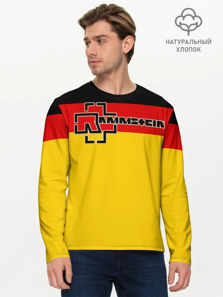 Мужской лонгслив базовый / Rammstein (P007_P004ooo1820529, P004ooo1820529)