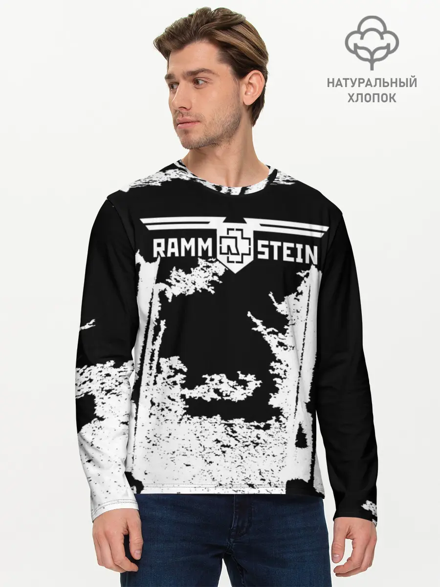 Мужской лонгслив базовый / Rammstein (P007_P004ooo1820597, P004ooo1820597)
