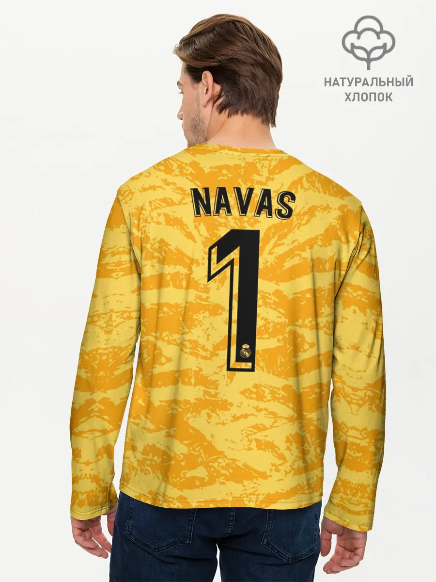 Мужской лонгслив базовый / Navas gk home 19-20 (P007_P004ooo1820757, P004ooo1820757)