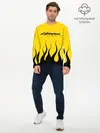 Мужской лонгслив базовый / CYBERPUNK 2077 (P007_P004ooo1822583, P004ooo1822583)
