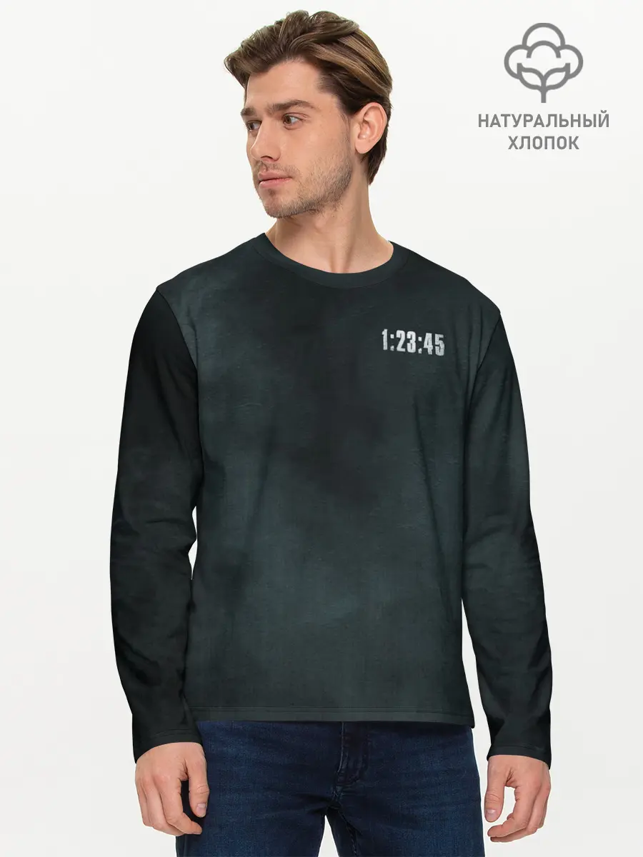 Мужской лонгслив базовый / Чернобыль 13 (P007_P004ooo1822675, P004ooo1822675)
