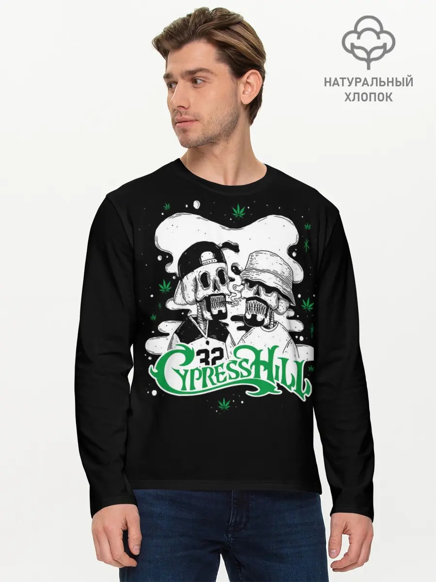 Мужской лонгслив базовый / Cypress Hill (P007_P004ooo1822359, P004ooo1822359)
