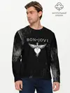 Мужской лонгслив базовый / Bon Jovi (P007_P004ooo1826007, P004ooo1826007)