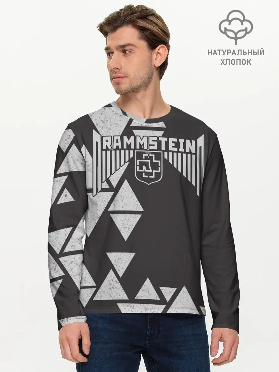 Мужской лонгслив базовый / Rammstein (P007_P004ooo1826295, P004ooo1826295)