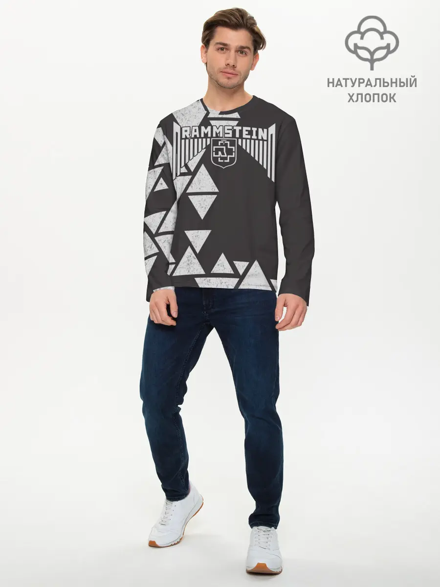 Мужской лонгслив базовый / Rammstein (P007_P004ooo1826295, P004ooo1826295)