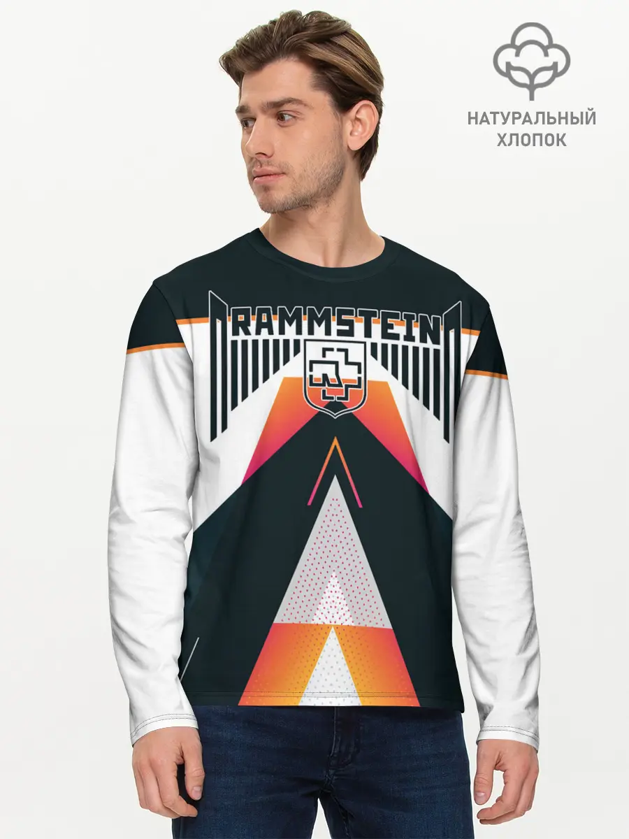 Мужской лонгслив базовый / Rammstein (P007_P004ooo1826301, P004ooo1826301)