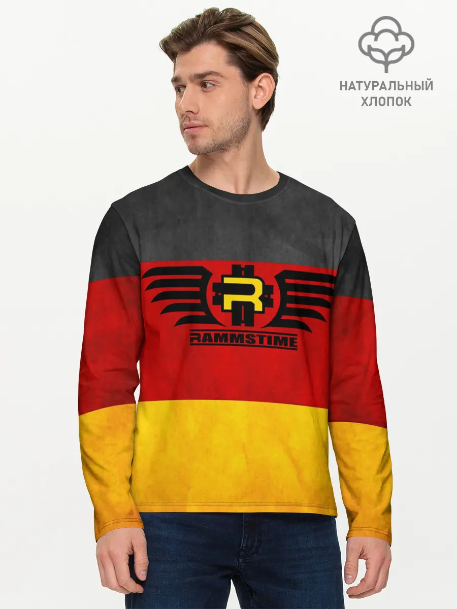 Мужской лонгслив базовый / Rammstein (P007_P004ooo1826335, P004ooo1826335)