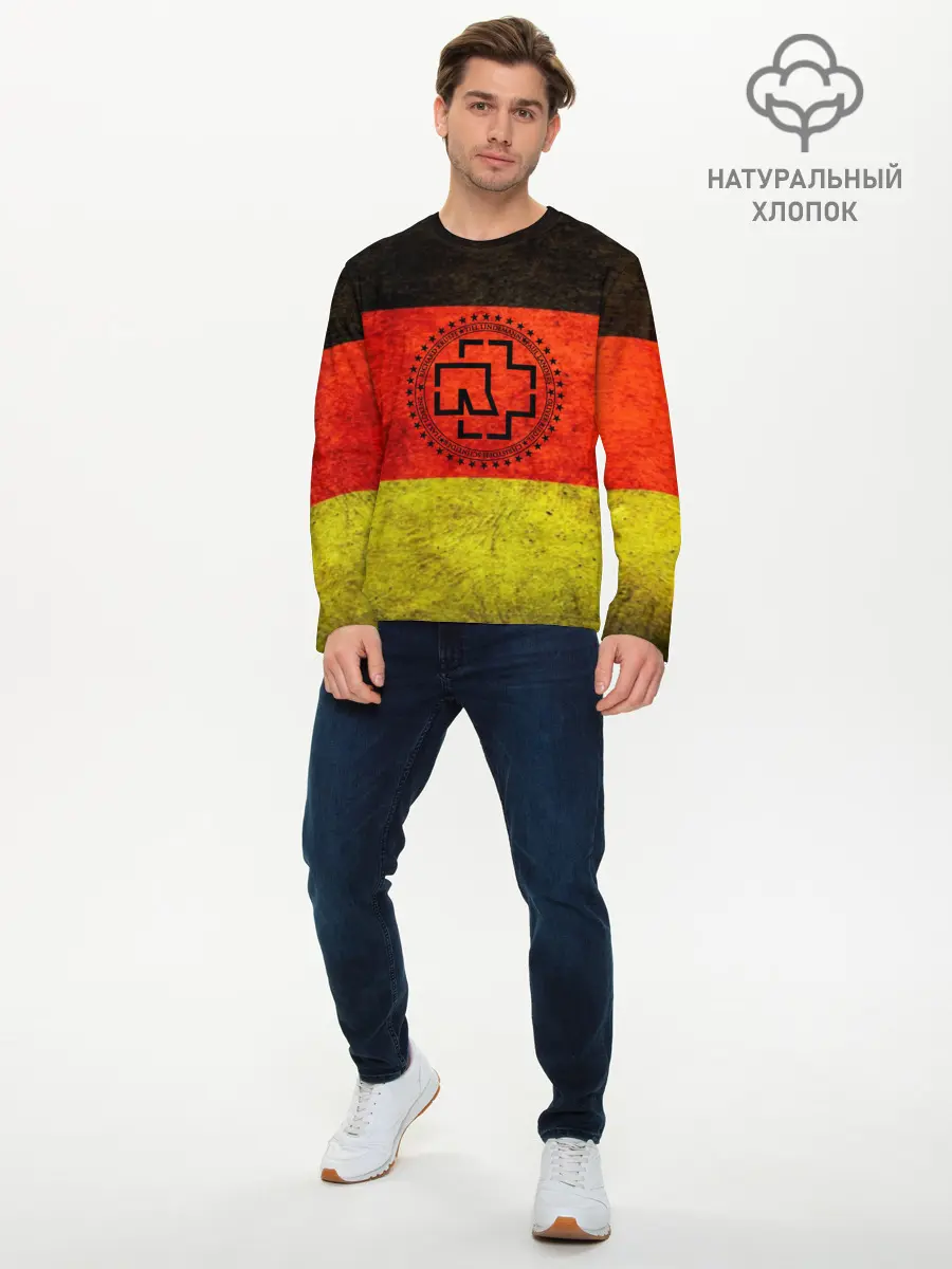 Мужской лонгслив базовый / Rammstein (P007_P004ooo1826355, P004ooo1826355)