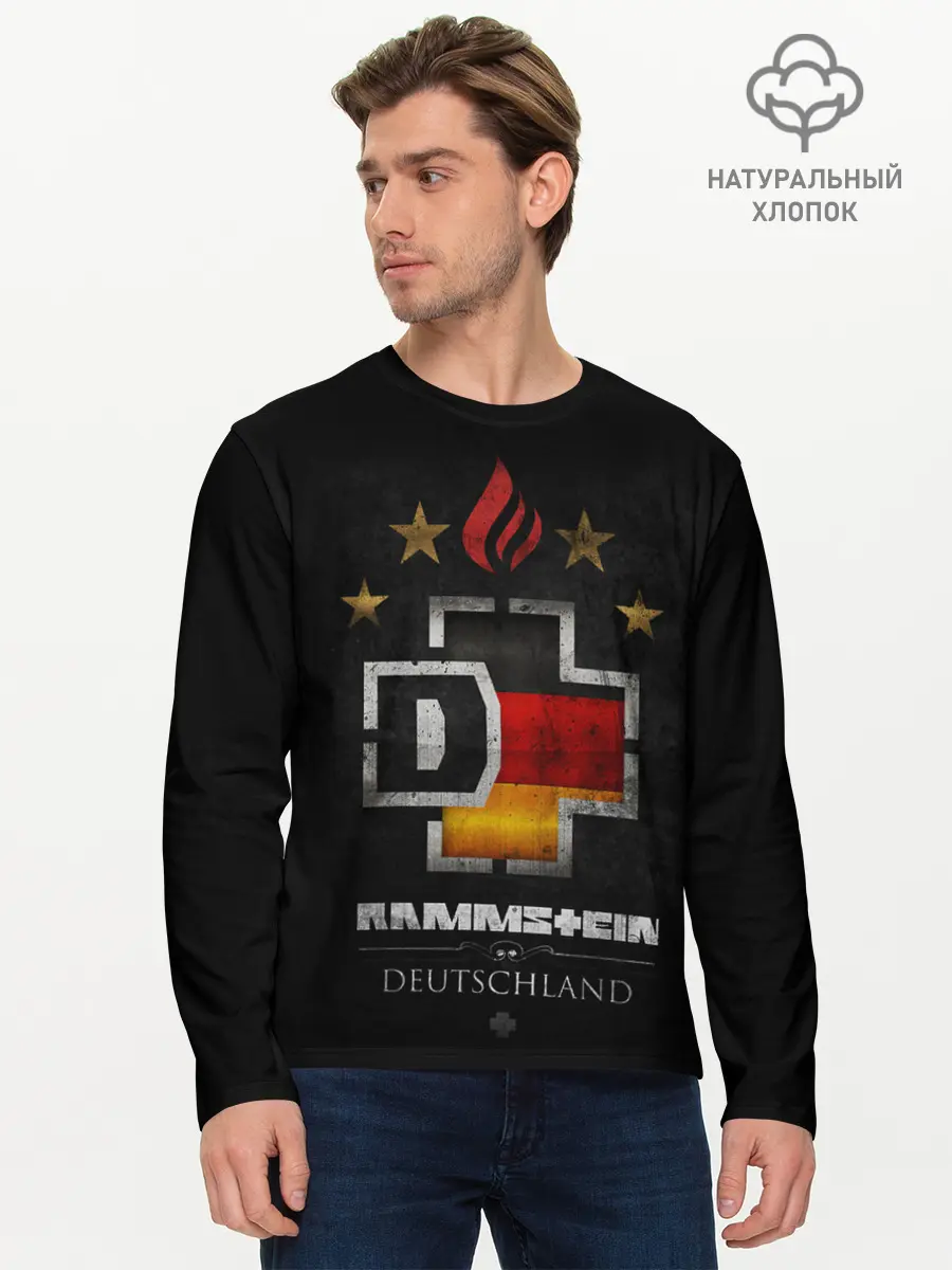 Мужской лонгслив базовый / Rammstein (P007_P004ooo1826449, P004ooo1826449)