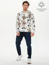 Мужской лонгслив базовый / Котики (P007_P004ooo1826759, P004ooo1826759)