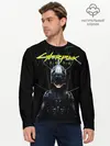 Мужской лонгслив базовый / Cyberpunk 2077 (P007_P004ooo1829273, P004ooo1829273)